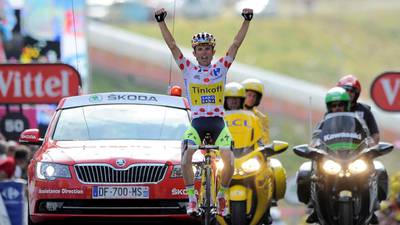Rafal Majka claims second stage as Vincenzo Nibali tightens grip on yellow