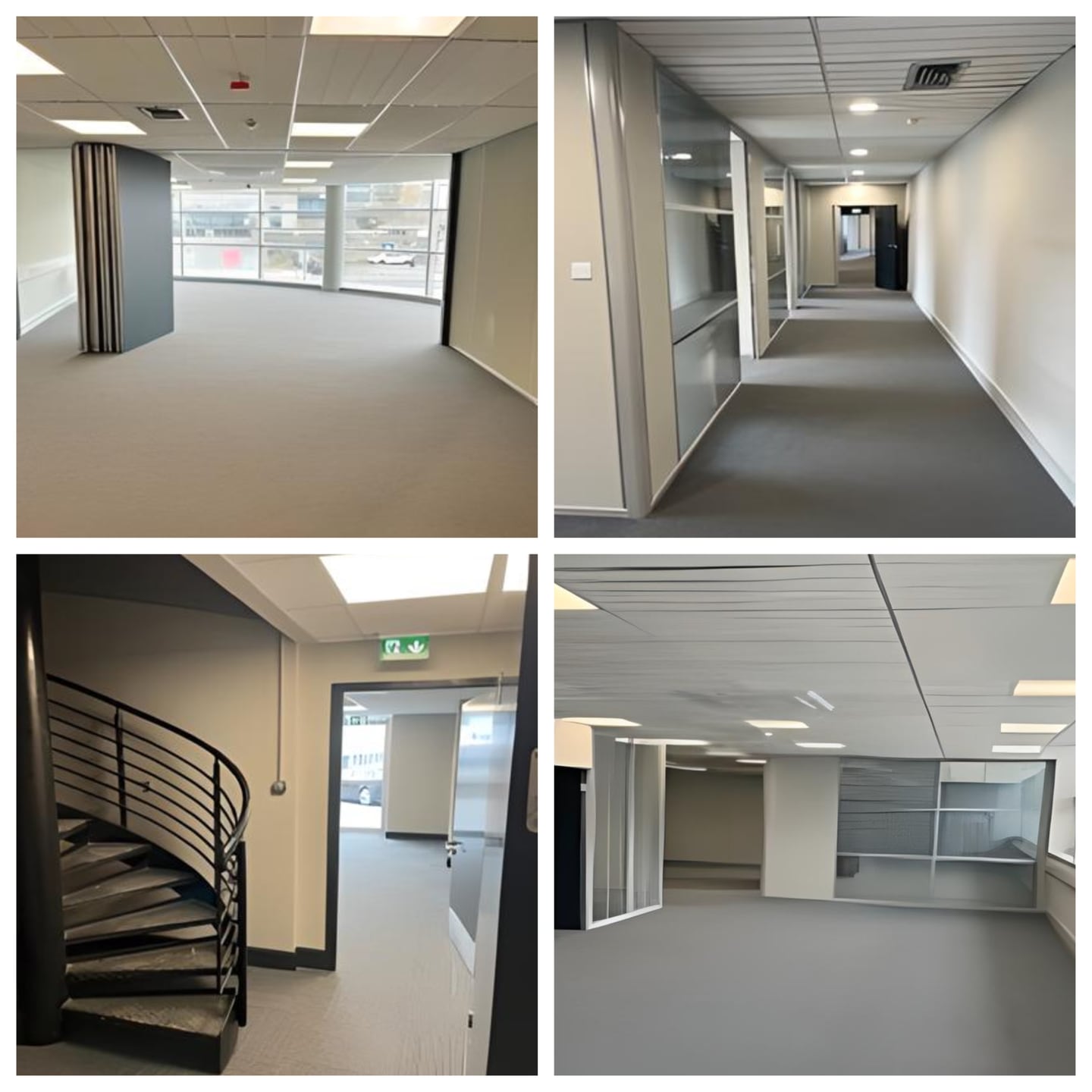 Dun Laoghaire's former ferry terminal. Work-in-progress at the former Stena Line offices on the first floor, refurbished for a co-working space. Photos Hilary Haydon