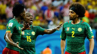 Cameroon coach ashamed of performance