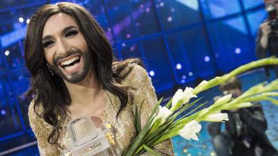 Austria’s ‘bearded lady’  wins Eurovision Song Contest