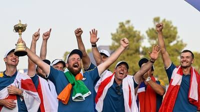 Europe’s golfing gladiators hold off brave US fightback to seal Ryder Cup in Rome
