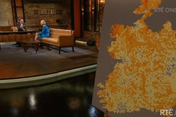 RTÉ ‘Late Late Show’ says sorry for 26-county Ireland map