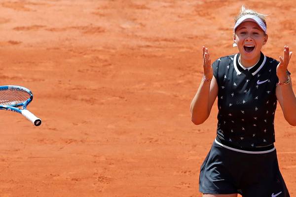 Simona Halep knocked out of French Open by 17-year-old