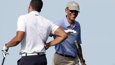 Devised in Galway – Game Golf has made its way to the belt of President Obama