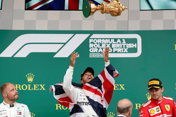 Lewis Hamilton wins record sixth British Grand Prix