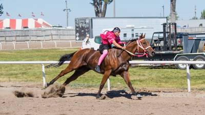 ‘Near-death experiences happen a lot. But I pray to ask for protection and for my horse to be okay’