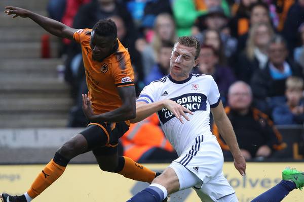 Big-spending Middlesbrough fall to Wolves at Molineux