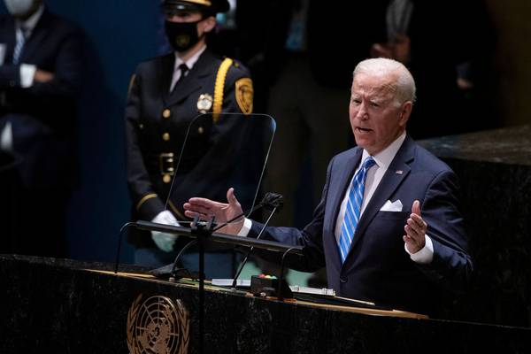 Biden vows to double aid to developing countries vulnerable to climate crisis