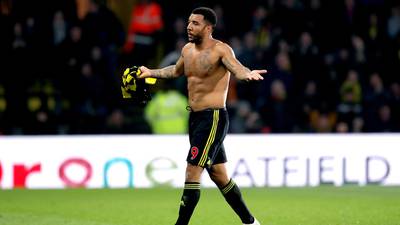 Watford baffled by Troy Deeney red card in Arsenal defeat