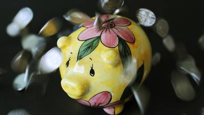 Rainy day - positive feelings on saving cash fall to six-month low
