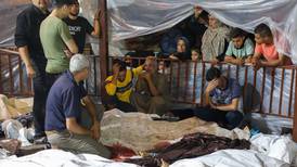 Political blame game erupts over strike on Gaza city hospital