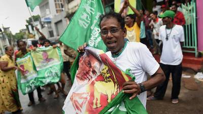 Sri Lankans reject former president in election