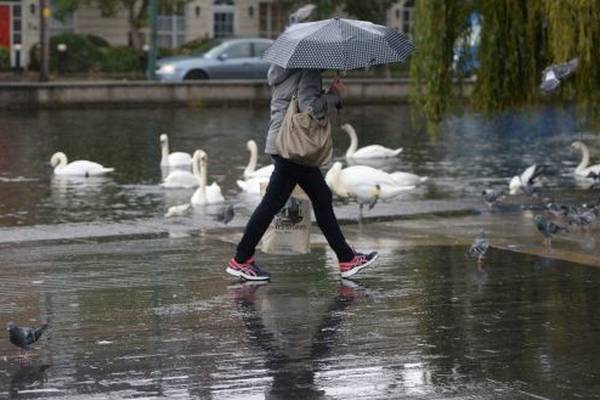 Warning issued over heavy rain with warm weekend in store
