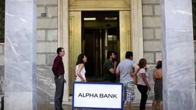 Rout continues for Greek banks