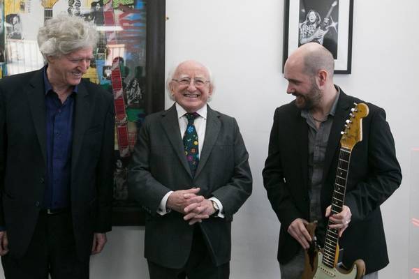 President pays tribute to ‘iconic figure’ and guitarist Rory Gallagher
