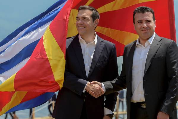 Macedonia and Greece sign historic name deal despite protests