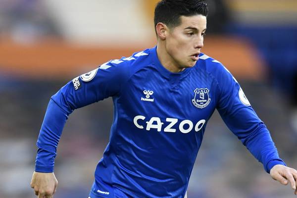 James Rodríguez admits he does not know who Everton are playing this weekend