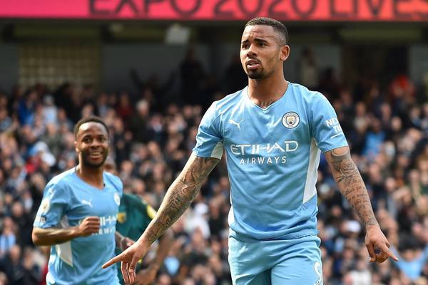 Four-goal Jesus extends Manchester City's lead on top of Premier League