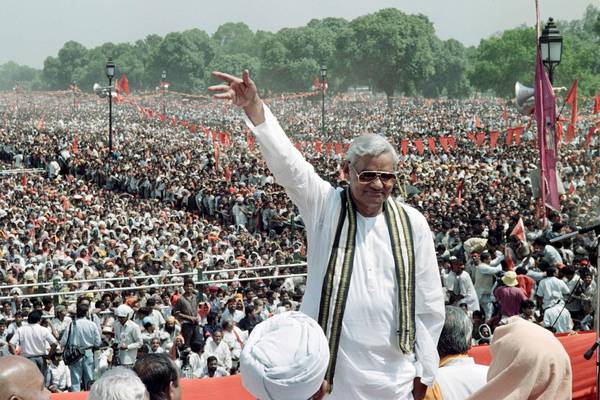 Former Indian PM Atal Bihari Vajpayee dies aged 93