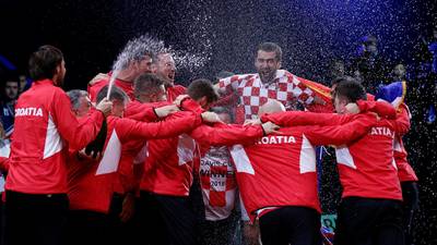 Cilic beats Pouille as Croatia claim second Davis Cup title