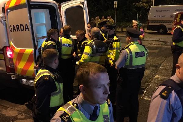 Extinction Rebellion protesters arrested after chaining themselves to Dáil
