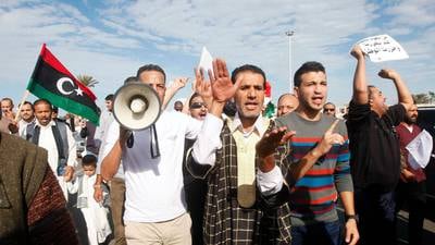 Tripoli's leaders call for anti-militia protests