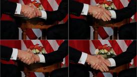 How  Trump is turning his handshake into a weapon
