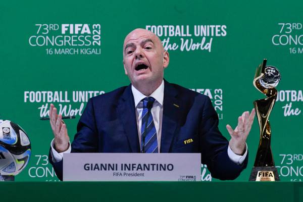 The crassest leader in global sport - Gianni Infantino’s actions at Fifa remain more dangerous than his words