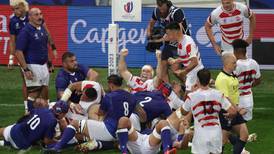 Japan beat Samoa to keep last eight hopes alive and send England through to quarter-finals