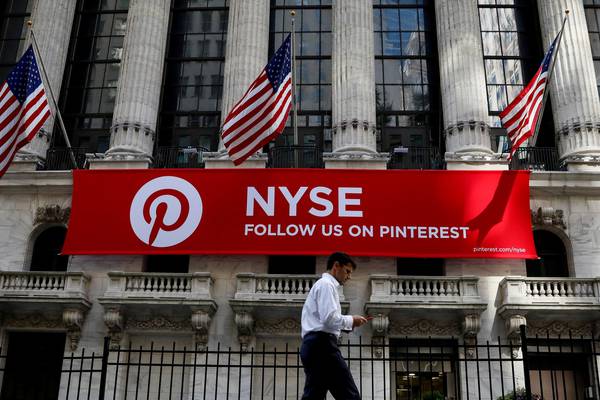 Pinterest shares see 25% pop on first trading day