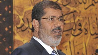 Mohamed  Morsi accuses Egyptian army of role in deaths during 2011 protest