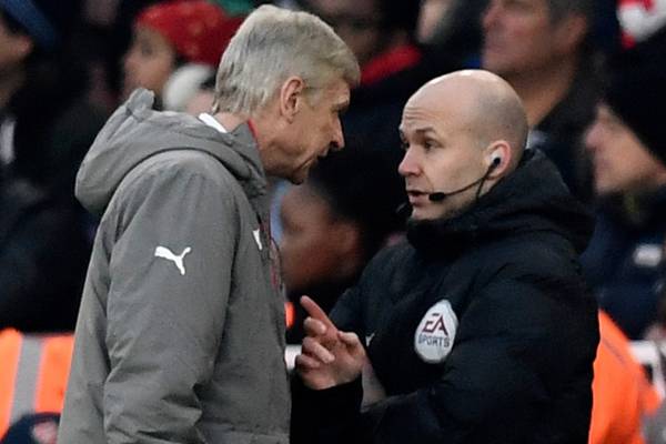 Wenger charged with misconduct over clash with fourth official