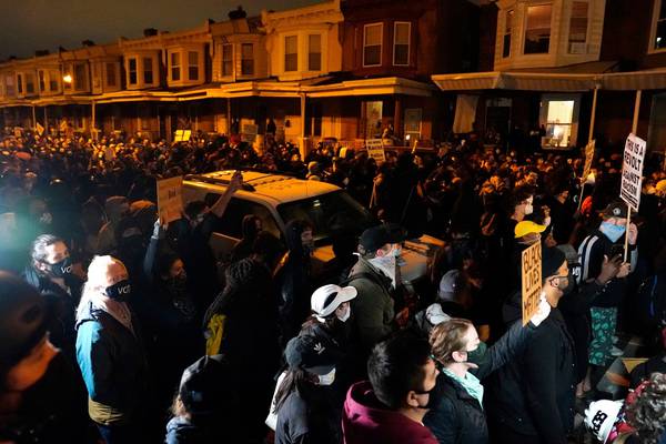 Philadelphia braces for further protests after police kill African-American man