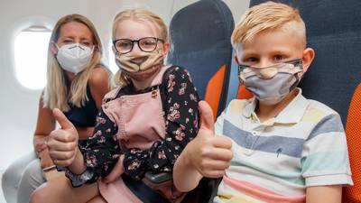 Irish comic book artist designs face mask coverings for young flyers