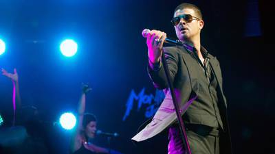 All by himself: Has Robin Thicke just released "one of the creepiest albums ever made"?