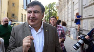 Defiant Saakashvili vows to return to Ukraine next month
