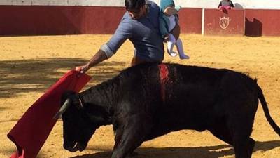 Spanish matador investigated for bullfighting with baby