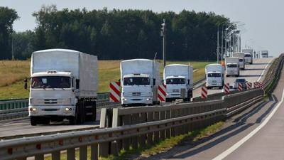 Russian aid convoy dispute continues in Ukraine