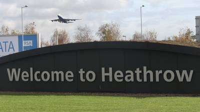Heathrow airport posts €68m loss in first quarter
