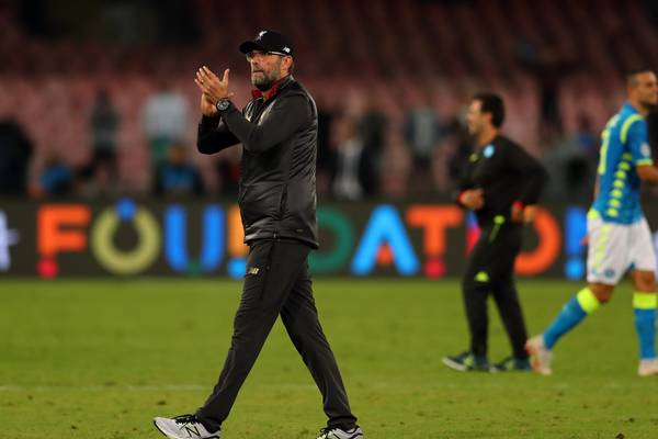 Jürgen Klopp says blame me for Napoli defeat