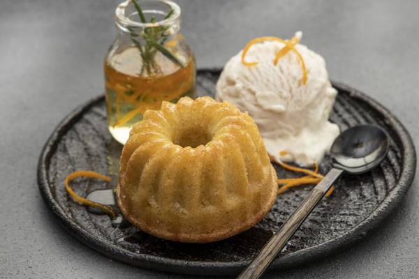 Dust off the savarin tins for these orange beauties