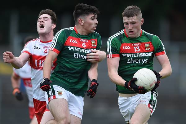 Mayo Under-20s edge out Derry to reach All-Ireland final
