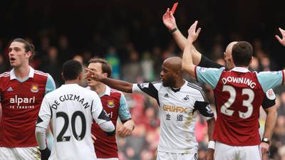West Ham take legal action over Carroll red card