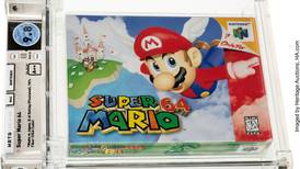 Mint condition Super Mario 64 game sells for record $1.5m