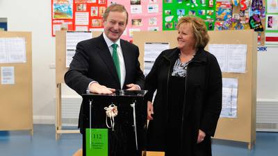 ‘An important day for Ireland,’ says Enda Kenny as he casts vote