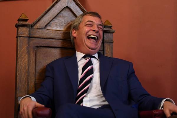 Farage says Varadkar is Ireland's Blair and calls for 'Irexit' debate