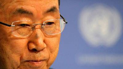 UN Syria report likely to confirm chemical gas use - Ban Ki-moon