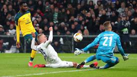 Fraser Forster’s heroics keep Celtic’s away-goal advantage intact