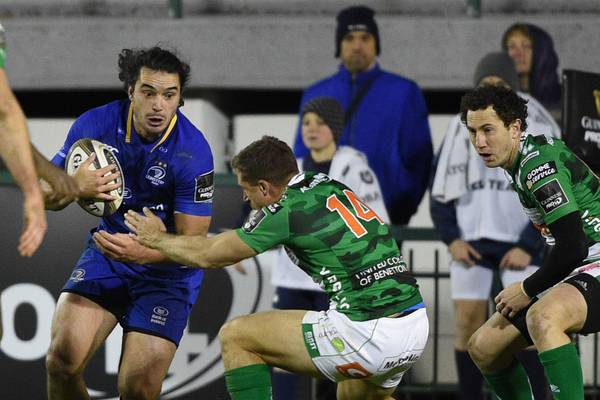 Leinster’s James Lowe the star turn against Treviso