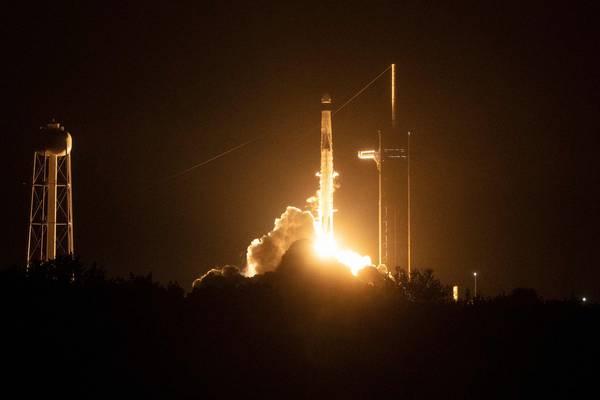 Nasa, SpaceX launch four astronauts into orbit on flight to space station